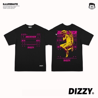 เสื้อยืดสําหรับผู้ชาย❦I.Dizzy เสื้อผ้า - Dreamer (สีดํา) - เสื้อยืดเรืองแสงสําหรับผู้ชาย/เสื้อย cNi