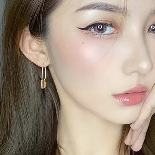 ภาพหน้าปกสินค้าseadada ต่างหู ชุบทองคำขาว 14k Pin earrings ที่เกี่ยวข้อง