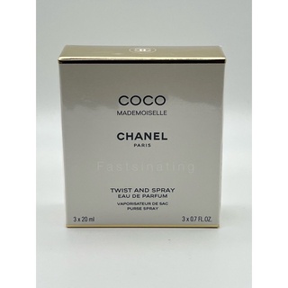 Chanel Coco Mademoiselle Twist and Spray 3x20ml ผลิต 12/65
