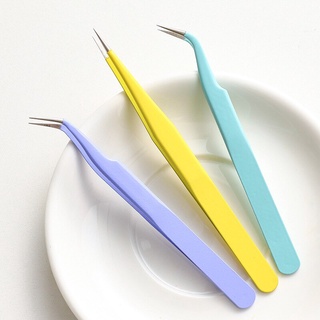 MOHAMM 1 Piece Candy Color Precision Tweezers