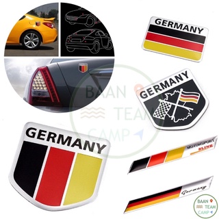 สติ๊กเกอร์ 🇩🇪 Germany 3D อลูมิเนียม Vaspa เวสป้า เยอรมัน ติดรถ ติด แต่ง รถ รถยนต์ แต่งรถ เวทป้า vaspa เวส ป้า อิตาลี แปะ