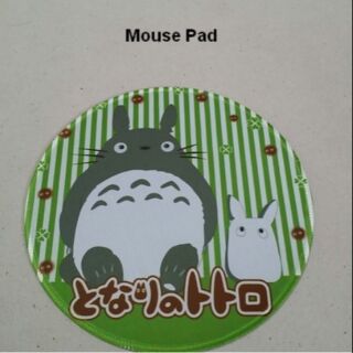 แผ่นรองเม้าส์ mouse pad ลาย โตโตโร่ (Totoro) ขนาดเส้นผ่าศูนย์กลาง 9 นิ้ว