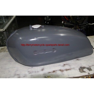 ถังน้ำมัน Yamaha RX100 Fuel tank สีพื้น สีเทา ซื้อนำไปทำสีที่ต้องการเอง ของใหม่ Firstmotorshop เก็บเงินปลายทางได้