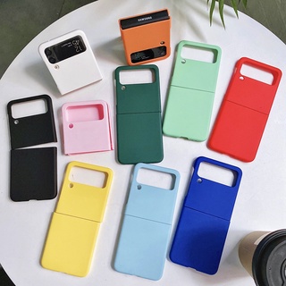 เคสโทรศัพท์มือถือ PC แข็ง แบบบาง กันกระแทก สีมาการอง สําหรับ Samsung Galaxy Z Flip 4 5G Z Flip4
