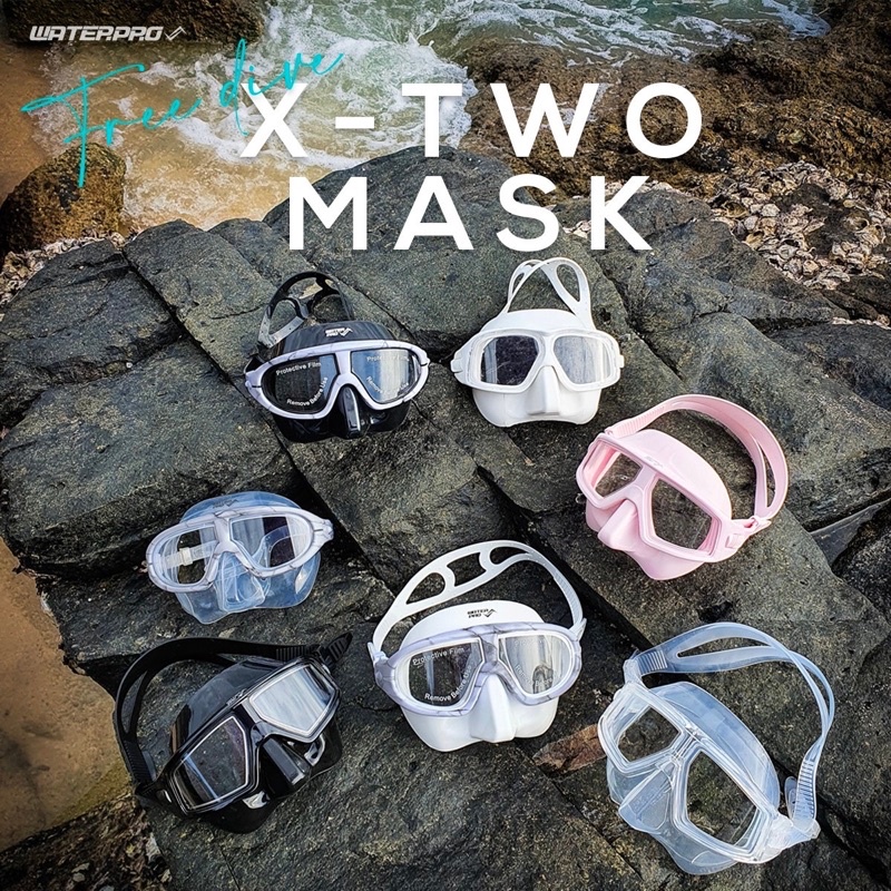 ภาพหน้าปกสินค้าหน้ากากดำน้ำ - WATER PRO รุ่น X-TWO MASK - แบบ LOW VOLUME จากร้าน waterpro.th บน Shopee