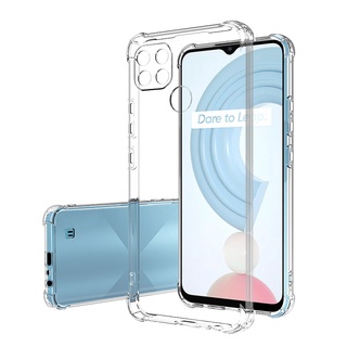 เคสใสกันกระแทกสำหรับ Realme C51 C53 C55 C33 C30s C30 C35 C25 C25s C21 C21y C20 C17 C15 C12 C11 C3 C2 Narzo 50A 50i Prime 5G 4G 2022 2023