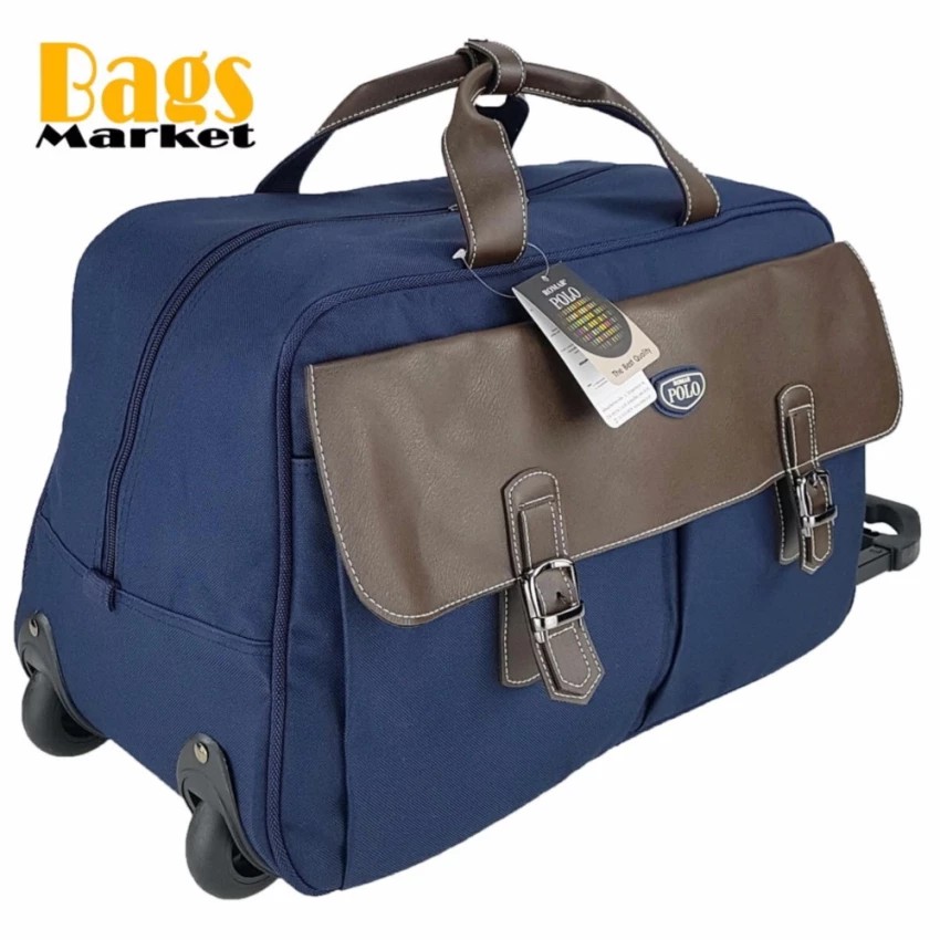 romar-polo-กระเป๋าเดินทางแบบถือพร้อมล้อลากขนาด-20-นิ้ว-code-1142-1-blue-fbl-r1142