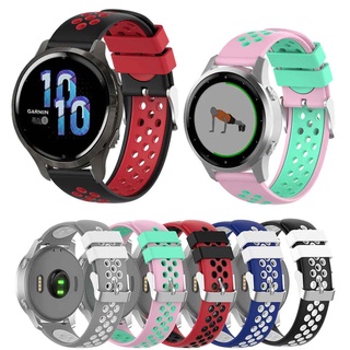 สินค้า สายนาฬิกาข้อมือซิลิโคน 18 มม. สําหรับ Garmin Venu 2S/GarminMove 3S/vivoactive 4s/GarminActive S