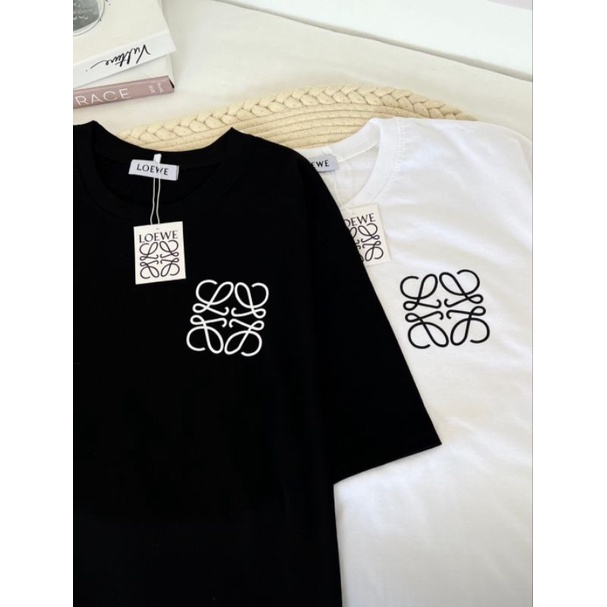 พร้อมส่ง-2-0-0-เสื้อยืดพรีเมียม-โอเวอร์ไซส์-สกรีนลาย-โลเอเว่-สุดเนียบสวยมากแม๊