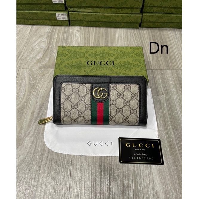 กระเป๋าสตางค์gucciซิบรอบ