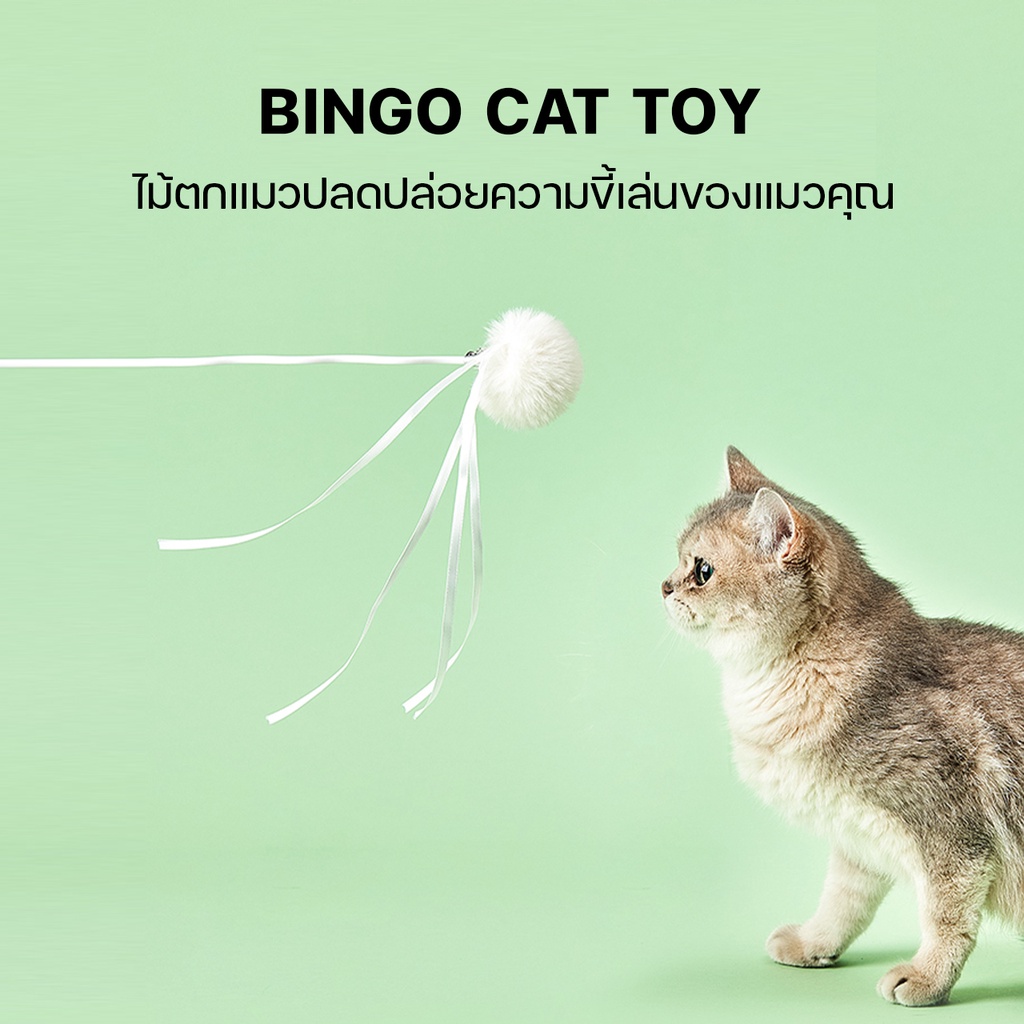 ภาพสินค้าPETKIT Bingo Cat Toy ของเล่นแมว ไม้ตกแมว เบ็ดตกแมว จากร้าน petkitofficialthailand บน Shopee ภาพที่ 5