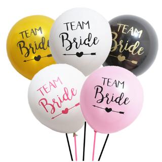 ลูกโป่งลาย Bride To Be Team Bride To Mr Just Married สําหรับตกแต่งปาร์ตี้ 5 ชิ้น / ชุด