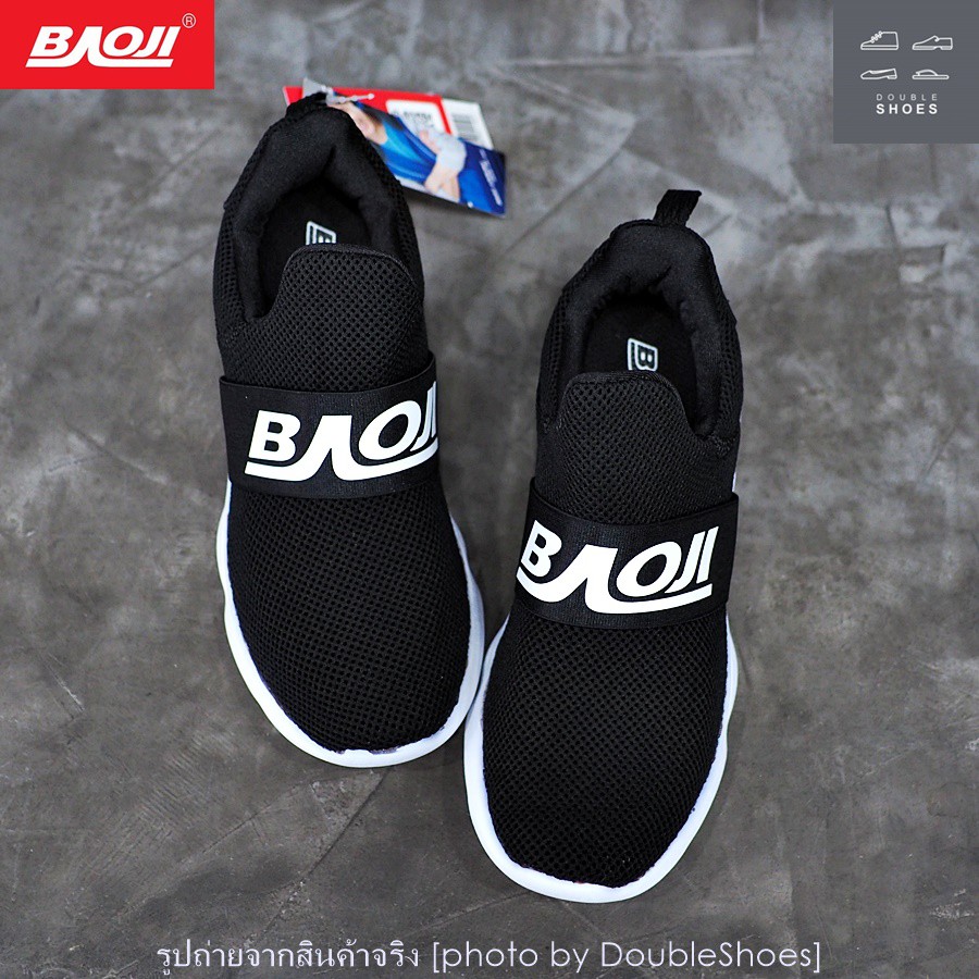 baoji-แท้100-รองเท้าวิ่ง-รองเท้าผ้าใบหญิง-สลิปออน-รุ่น-bjw436-สีกรม-ดำ-ชมพู-ขาว-ไซส์-37-41