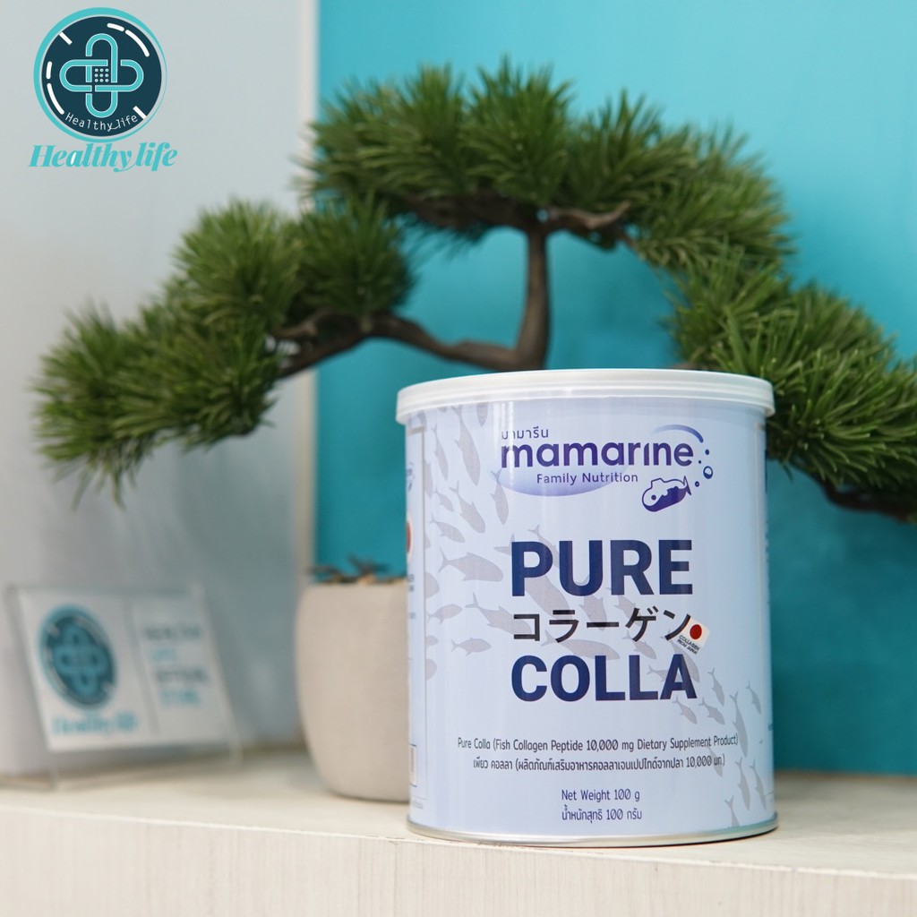 มามารีน คอลลาเจน mamarine pure colla 100 กรัม | Shopee Thailand