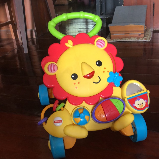 รถผลักไถ-เพื่อหัดเดิน-fisher-price-musical-walker-lion-ลายสิงโตน้อย