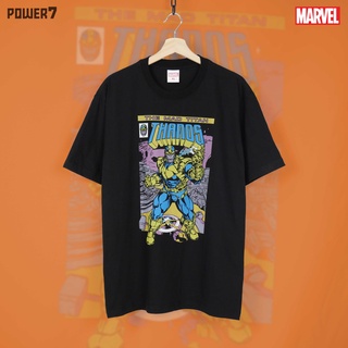 ผ้าฝ้าย 100% เสื้อยืดการ์ตูน ลาย มาร์เวล ลิขสิทธ์แท้ MARVEL COMICS  T-SHIRTS (MVX-019)S-3XL