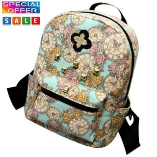 Fin 1 กระเป๋าสะพาย กระเป๋าเป้ แคนวาส ผู้หญิง Woman Backpack No. 1649