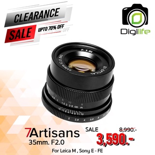 7Artisans Lens 35 mm. F2 For Sony E, FE - Leica M • Full Frame • เลนส์มือหมุน