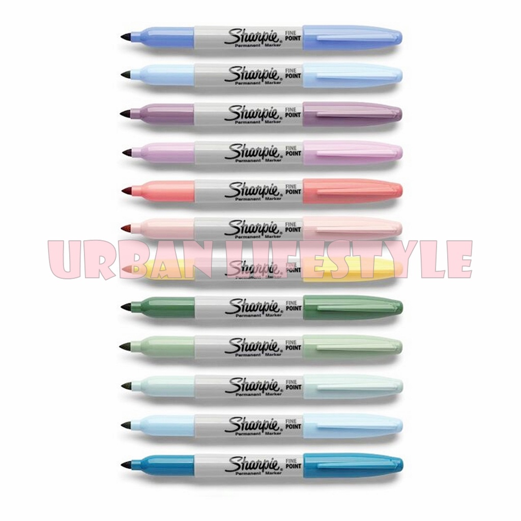 sharpie-ชาร์ปี้-mystic-gems-fine-permanent-marker-ปากกาเคมี-ปากกามาร์คเกอร์-หัว-fine-1-0-mm-สีอัญมณี-12-ด้าม