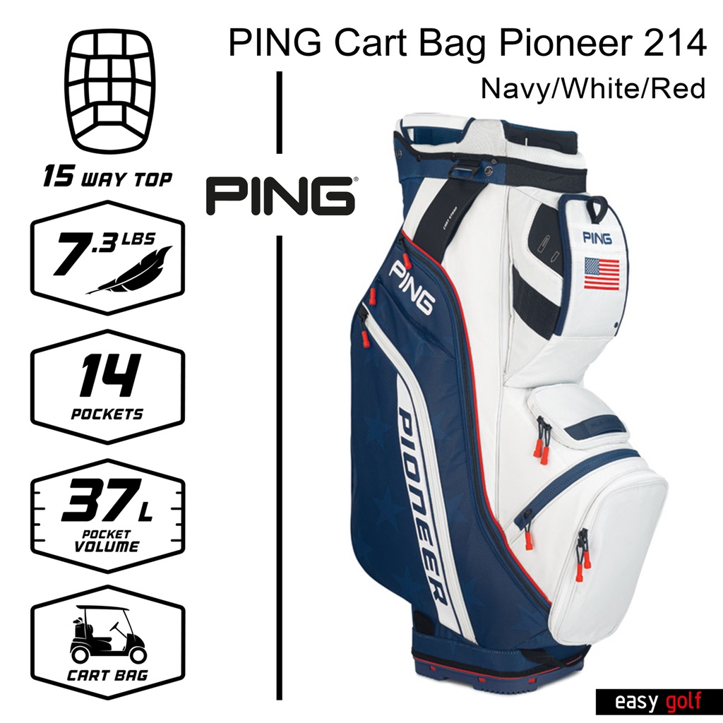 PING BAG PIONEER 214 PING CART BAG ถุงกอล์ฟ Shopee Thailand