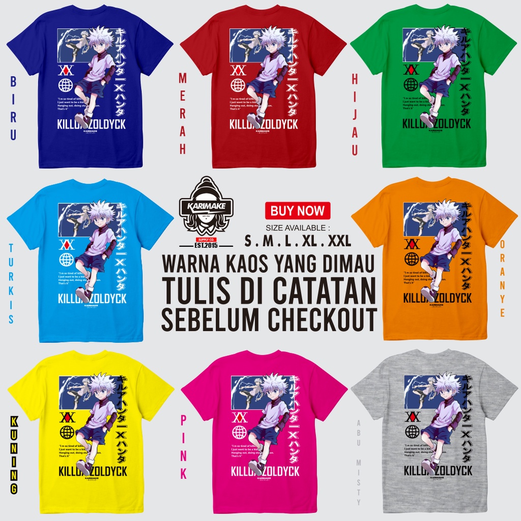 เสื้อยืด-ลายการ์ตูนอนิเมะ-karimake-hunter-x-hunter-killua-zoldyck-v4s-5xl