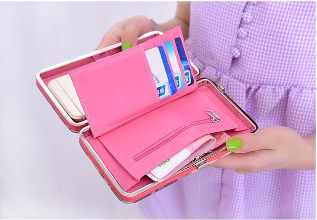 กระเป๋าสตางค์ใส่นามบัตรมือถือ-3in1