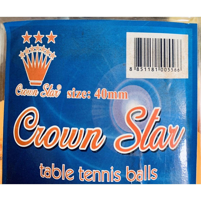 ลูกปิงปอง-table-tennis-crow-star-ขนาน40-mm-3ลูก-10บาท