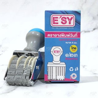ตรายางวันที่ ภาษาไทย ตัวเลขไทย ขนาด 4 มม. อีซี่ ESY Date Stamp