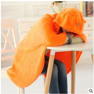สินค้า เสื้อคลุมกันหนาว มีฮู้ด ขนแกะสีส้ม สไตล์อนิเมะ Himouto Umaru-chan