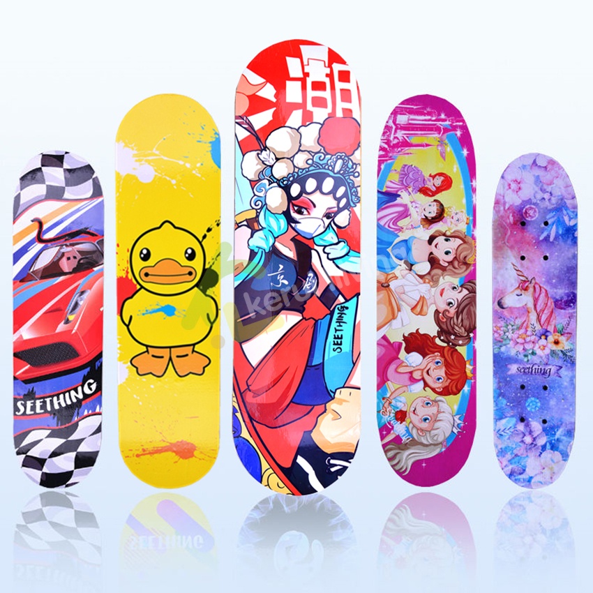 skateboards-สเก็ตบอร์ดเด็ก-สเก็ตบอร์ดลายการ์ตูน-สเก็ตบอร์ด-สเก็ตบอร์ดของแท้-สเก็ตบอร์ดมือใหม่-เมเปิ้ลบอร์ด-4ล้อ