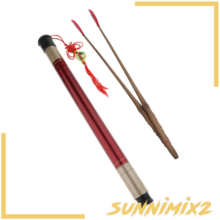ภาพหน้าปกสินค้า( Sunnimix2 ) อุปกรณ์ไม้จันทน์ Yangqin Dulcimer Beaters พร้อมเคส 1 คู่