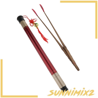 ราคา( Sunnimix2 ) อุปกรณ์ไม้จันทน์ Yangqin Dulcimer Beaters พร้อมเคส 1 คู่