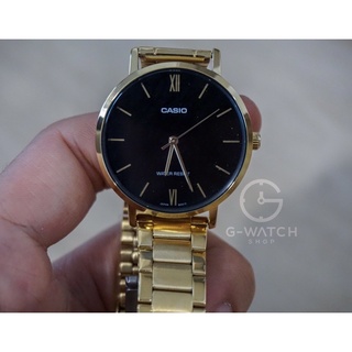 “CASIO Standard เรือนสีทอง สำหรับคุณผู้หญิง” | Casual &amp; Luxury Style LTP-VT01G-1B, LTP-VT01G-1, LTP-VT01G, LTP-VT01