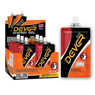 สินค้า DEVER energy gel (vital source of energy) ดีเวอร์ เจลให้พลังงาน เยลลี่ สำหรับนักกีฬา นักวิ่ง > 100 ML โคล่า 6 ซอง
