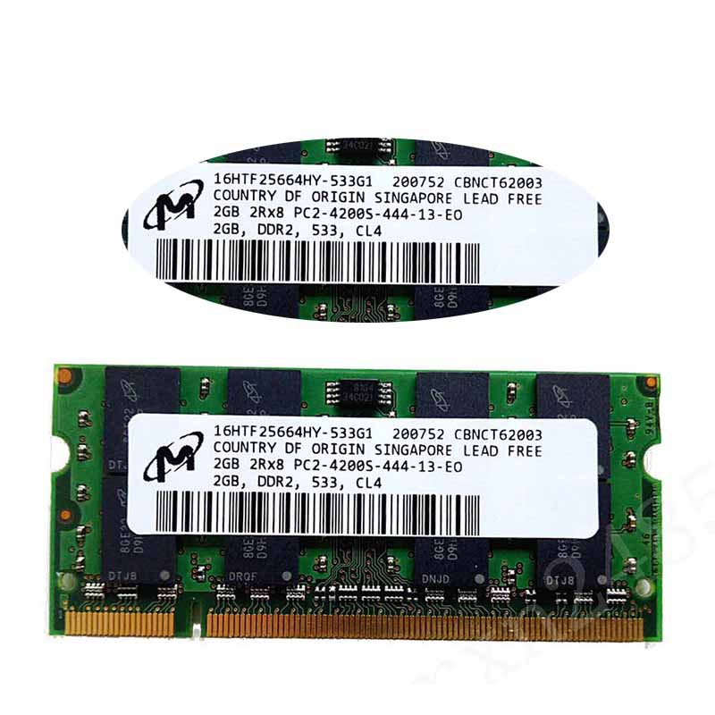 1Gb A-Data DDR2-533 (PC2-4200) SO-DIMM 200-pin module