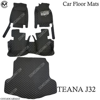 พรมรถ เทียน่า TEANA J32 ปี09-12 พรมรถยนต์ 6D สำหรับ NISSAN - TEANA J32 ปี2009-2012 พรมปูพื้นรถยนต์ เข้ารูป ตรงรุ่น 100%