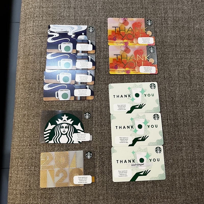 ภาพหน้าปกสินค้าบัตรสตาร์บัค ขูดพินแล้ว บัตร Starbucks Card บัตรเปล่า บัตรของขวัญ บัตรสะสม ลายน่ารัก Special Edition หายาก