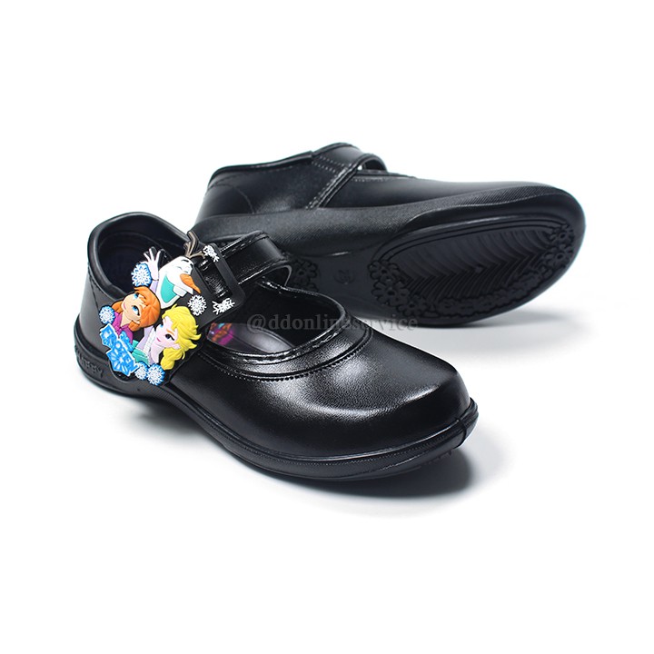 chappy-cf-8899-รองเท้านักเรียนเด็กผู้หญิง-รองเท้าหนังสีดำ