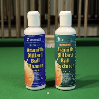 สินค้า น้ำยาขัดเงาและน้ำยาทำความสะอาดลูกบิลเลียด พูล สนุกเกอร์ Aramith Ball Cleaner / Restorer