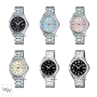 สินค้า ของแท้ นาฬิกาข้อมือ Casio ผู้หญิง รุ่น LTP-1308D (สายสแตนเลส)
