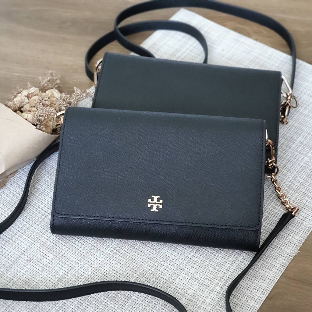 TORY BURCH Emerson Chain Wallet 52899 Shopee Thailand