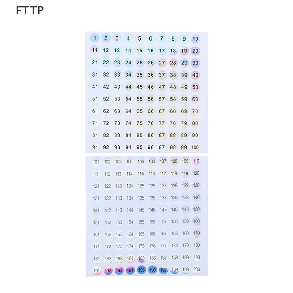 fttp-สติกเกอร์เลเซอร์-ตัวเลข-1-200-กันน้ํา-สําหรับติดตกแต่งเล็บ-ลิปสติก