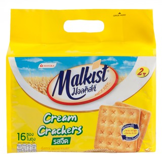 สินค้า Malkist มอลคิสท์ แครกเกอร์ รสจืด 13x16ก. 208กรัม