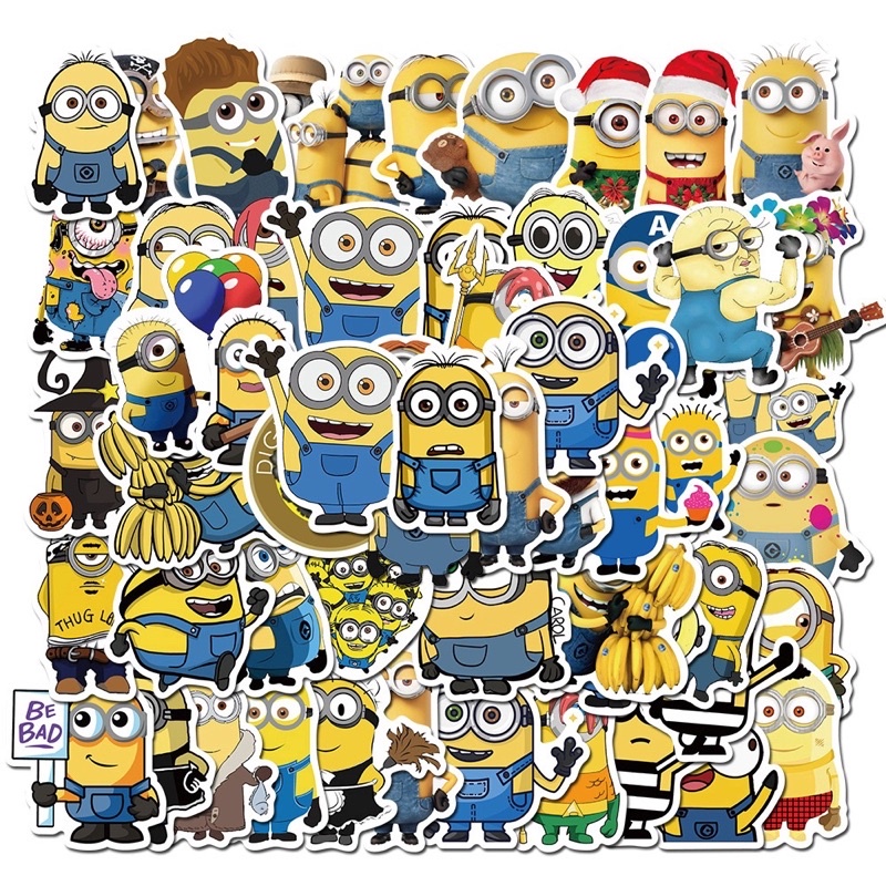 สติ๊กเกอร์-minions-32-มินเนี่ยน-50-ชิ้น-มินเนียน-minion-สติ้อเกอร์-มีน-เนียน-เนี่ยน-มิสเตอร์แสบร้ายเกินพิกัด-ตุ๊กตา