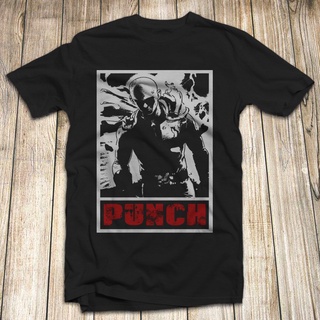เสื้อยืดผ้าฝ้ายพิมพ์ลายคลาสสิก เสื้อยืดลําลอง แขนสั้น พิมพ์ลายอนิเมะ One Punch Saitama เข้ากับทุกการแต่งกาย สําหรับผู้ชา