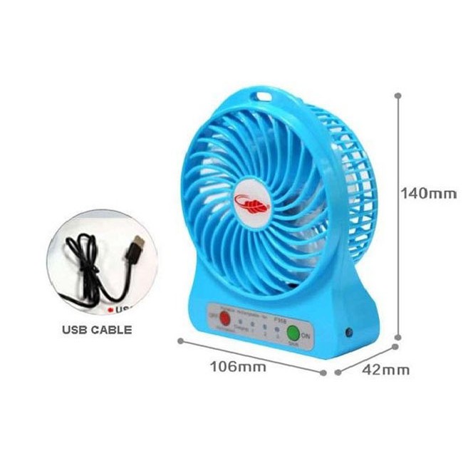 พัดลมพกพาขนาดเล็กf95-b-mini-fan-พัดลมพกพาขนาดเล็กมีไฟฉาย-ในตัว