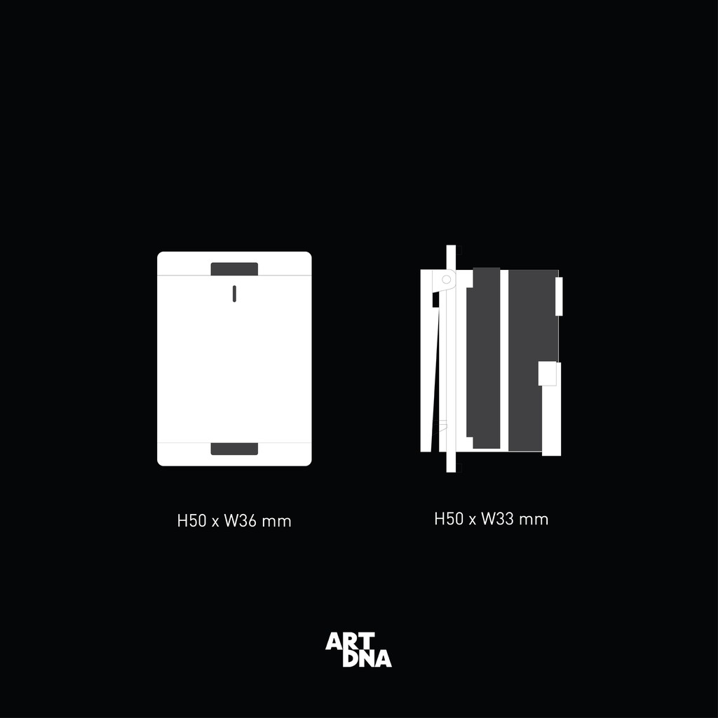 art-dna-รุ่น-a88-switch-led-1way-4-gang-size-m-ขนาด-2x6-สีซิลเวอร์-ปลั๊กไฟโมเดิร์น-ปลั๊กไฟสวยๆ-สวิทซ์-สวยๆ-switch-design