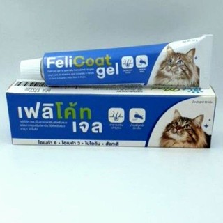 เฟลิโค้ท เจล(FeliCoat gel) บำรุงขนและผิวหนังแมว ขนาด 50กรัม