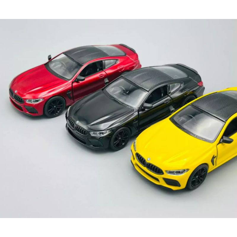 ภาพหน้าปกสินค้าโมเดลรถ BMW M8 Competition Coupe Scale 1:38 โมเดลรถเหล็ก รถสปอร์ต ไม่มีกล่อง