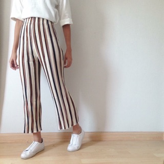 ♡ Creamy line 💘 Midi pleated pants ♡